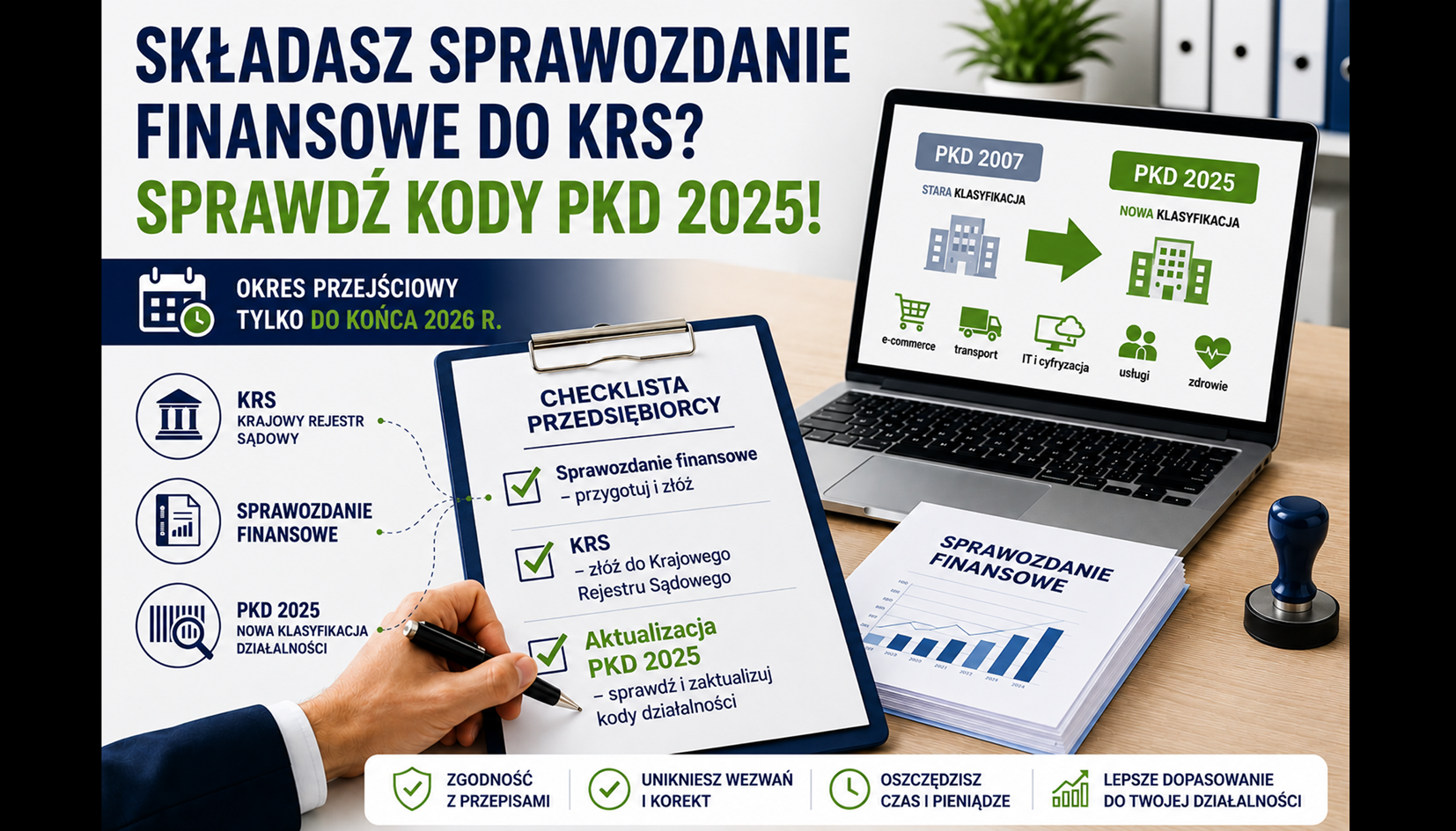 Zdjęcie z informacją: Sprawdź kody PKD 2025
