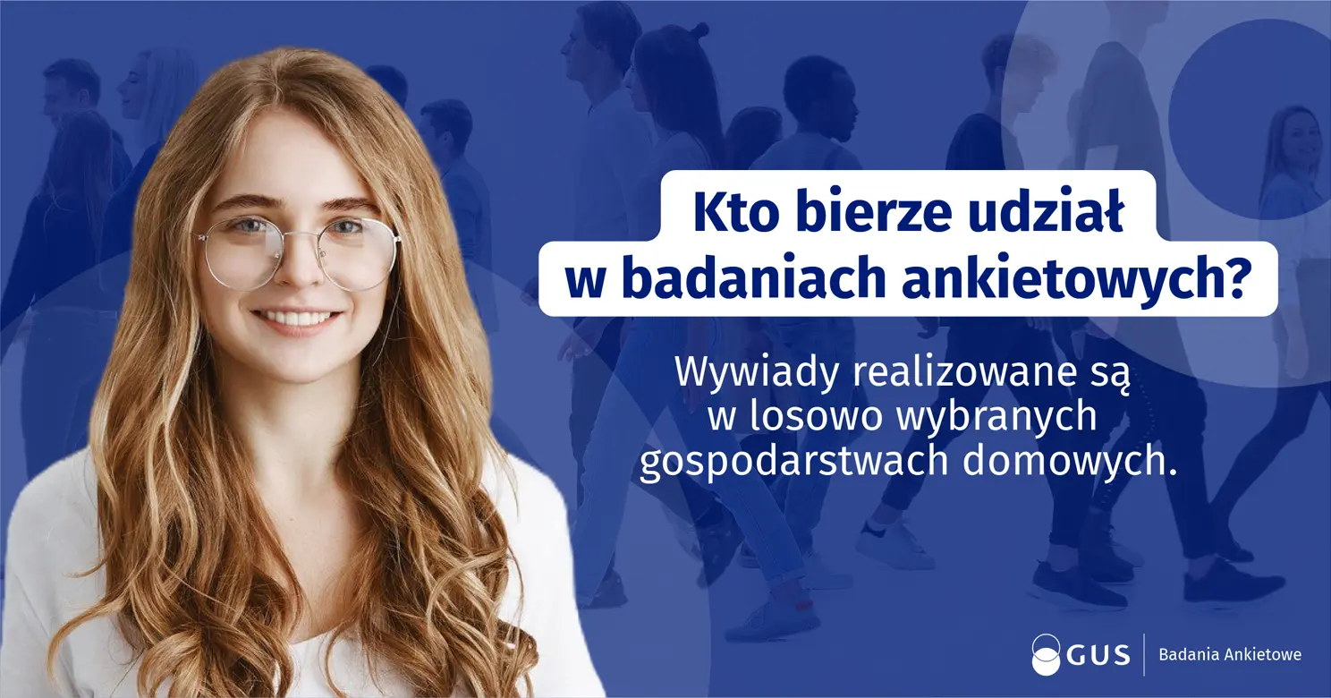 Zdjęcie kobiety z tekstem: Kto bierze udział w badaniach ankietowych. 